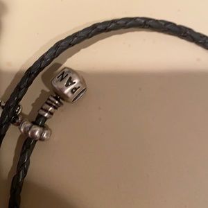 Pandora bracelet with Italian horn charm
